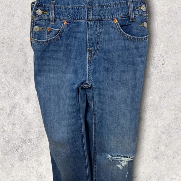 Levis Overalls Size XXS Denim Dungarees Blue Cotton Jumpsuit Casual Bib Style - Picture 4 of 11